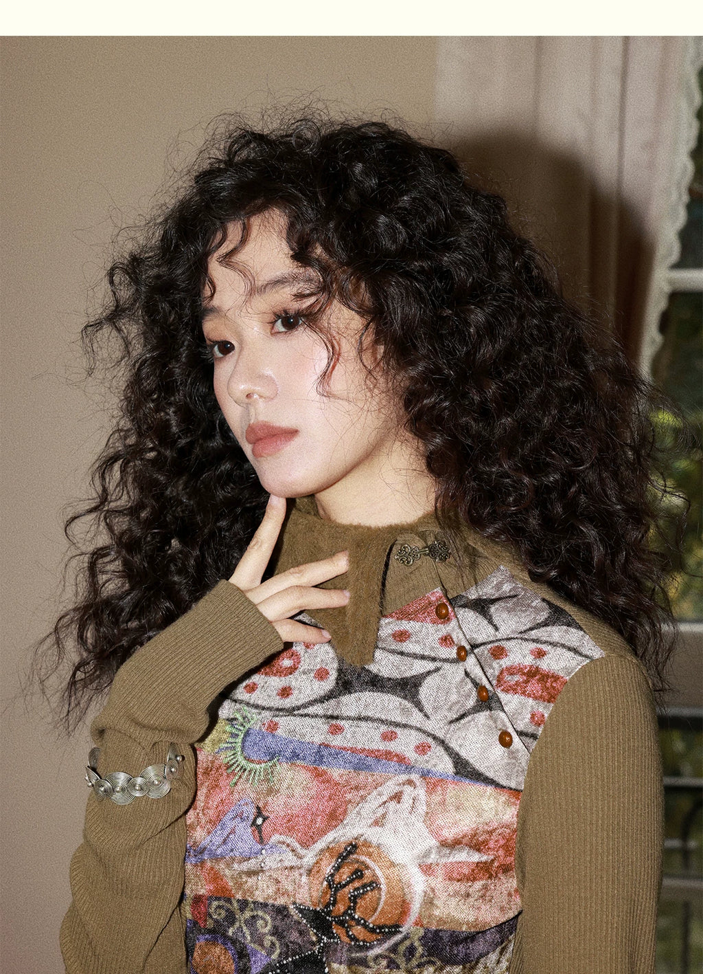 化学少女 | CASHMERE KNIT LONG SLEEVE TOP【ID:TN00162】
