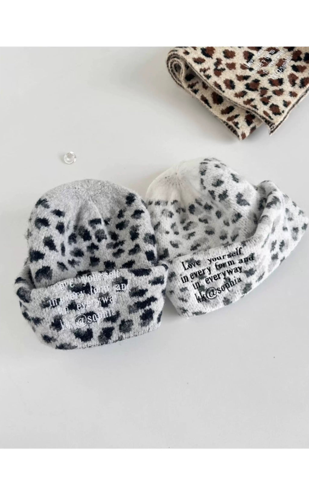TRIA SELECT | LEOPARD PRINT WINTER BEANIE【ID:TN00138】