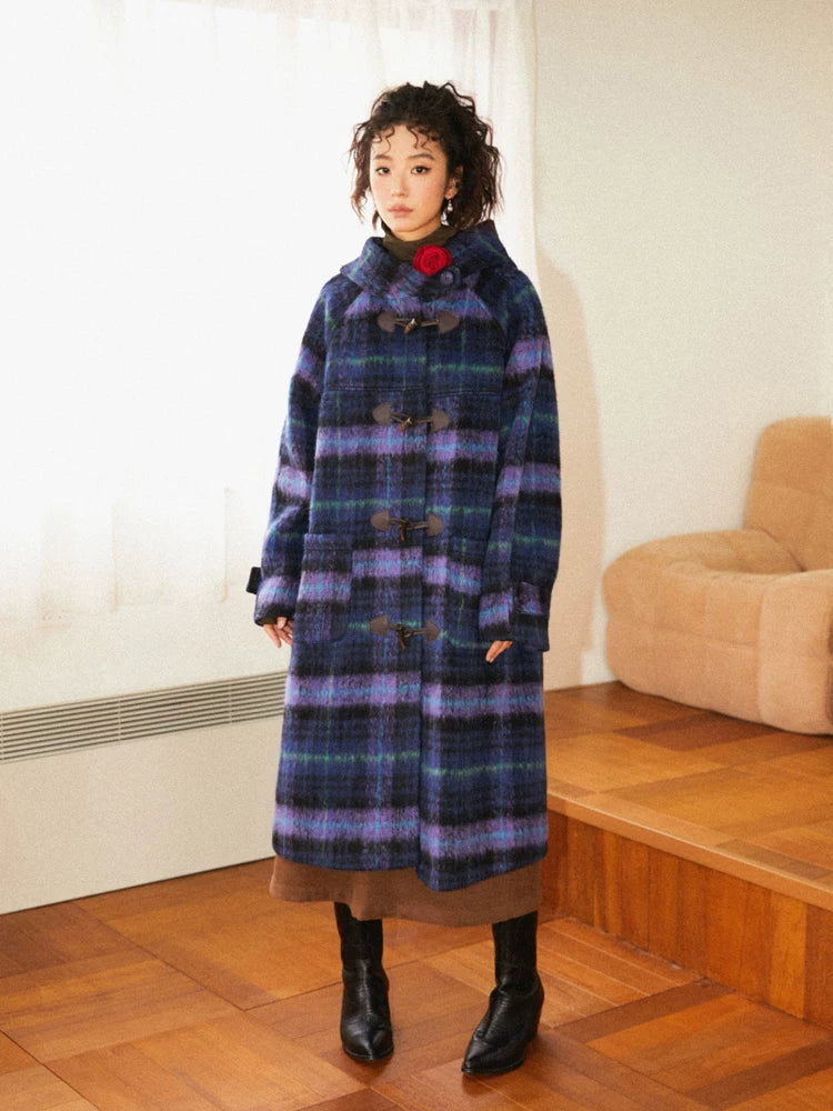化学少女 | PLAID WOOL COAT JACKET【ID:TN00166】