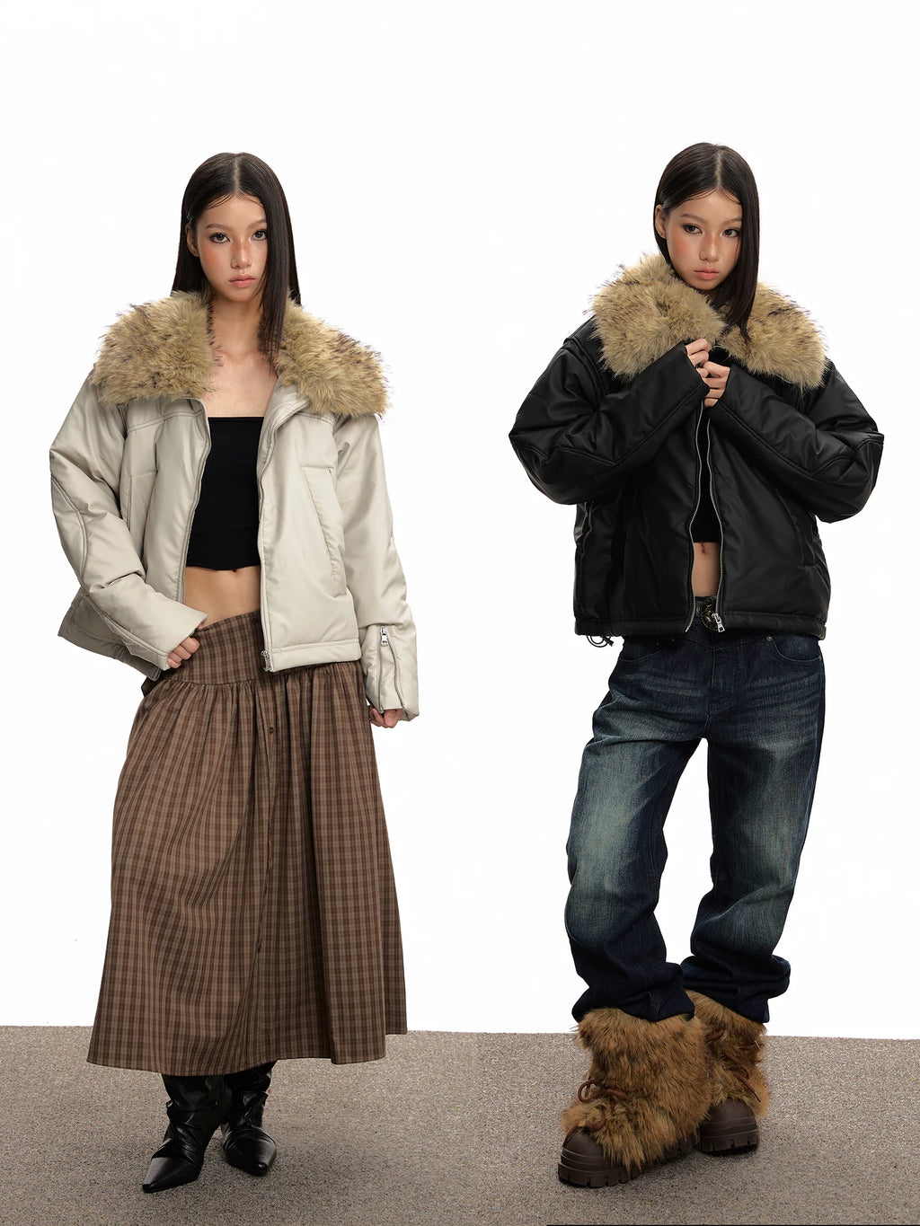 RETRO PU LEATHER JACKET
