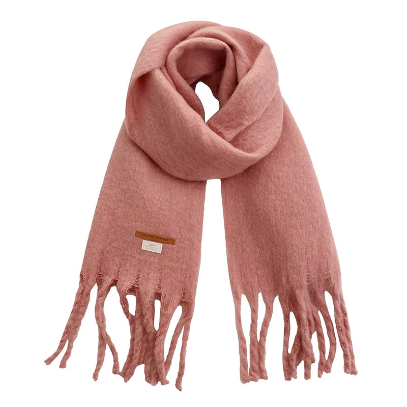 TRIA SELECT | PLUSH MACARON COLOR SCARF【ID:TN00133】