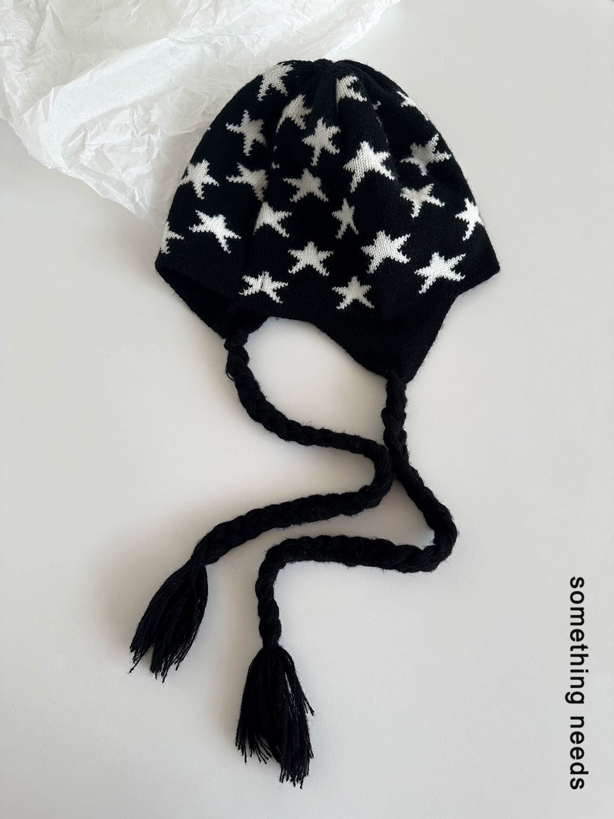 TRIA SELECT |  RETRO KNITTED EAR PROTECTION CAP【ID:TN00002】