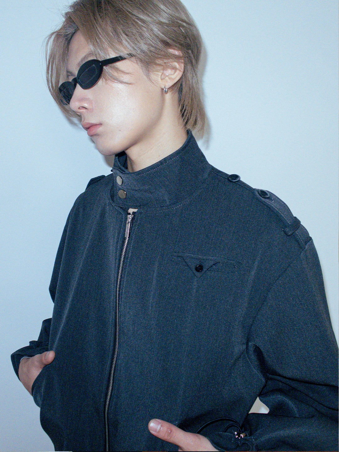 FUNKYFUN | WIDE-LEG DRAWSTRING BLAZER JACKET【ID:TN00203】