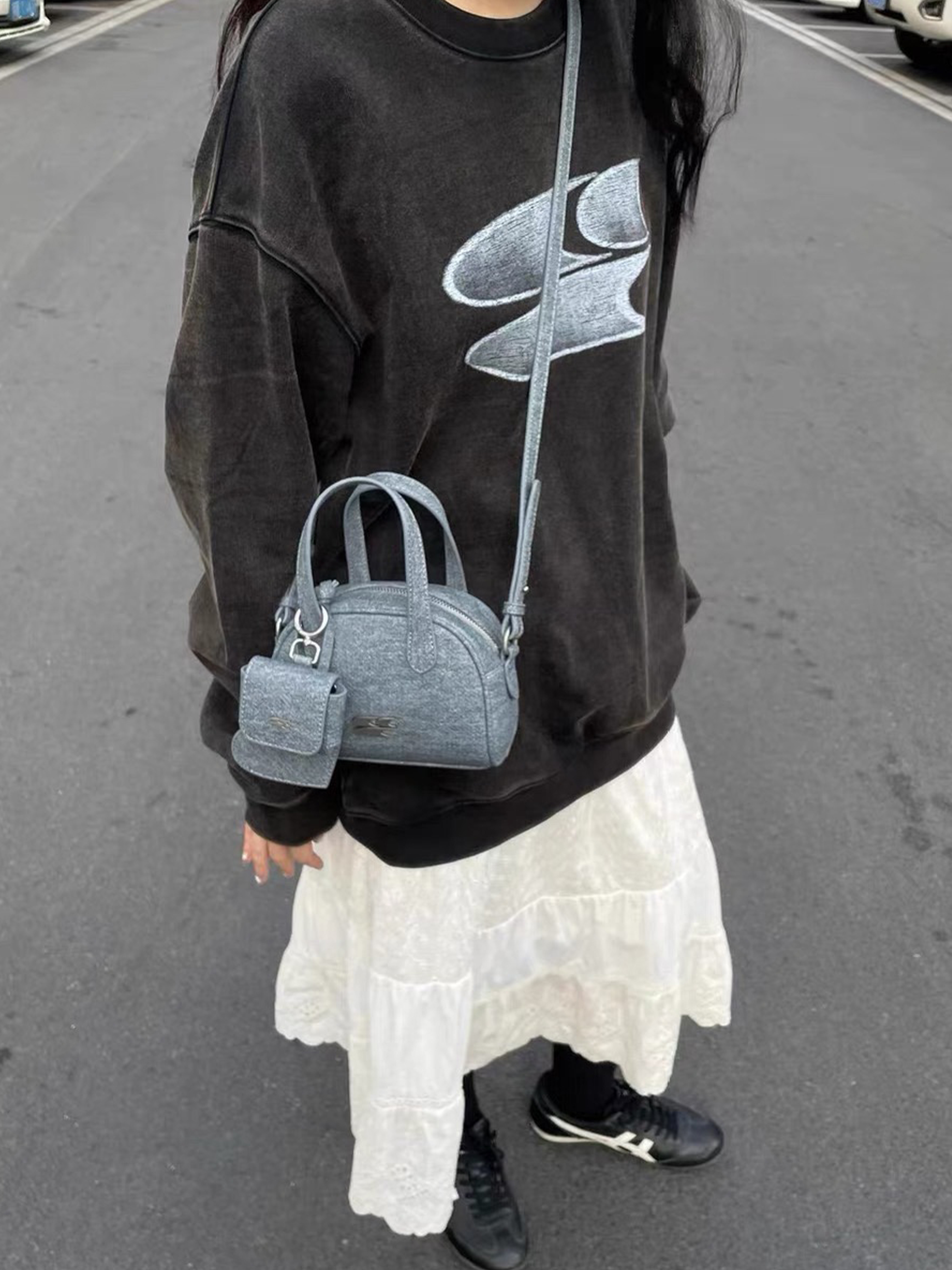 VINTAGE FAUX LEATHER MINI BAG
