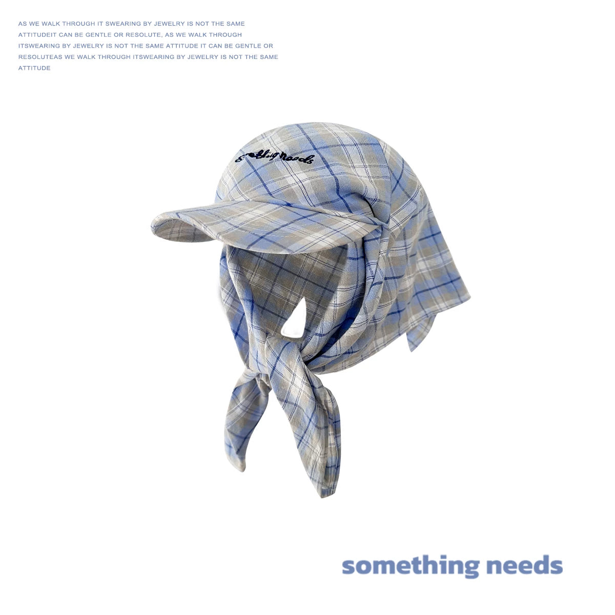TRIA SELECT | STRIPED CAP SCARF ENSEMBLE【ID:TN00076】