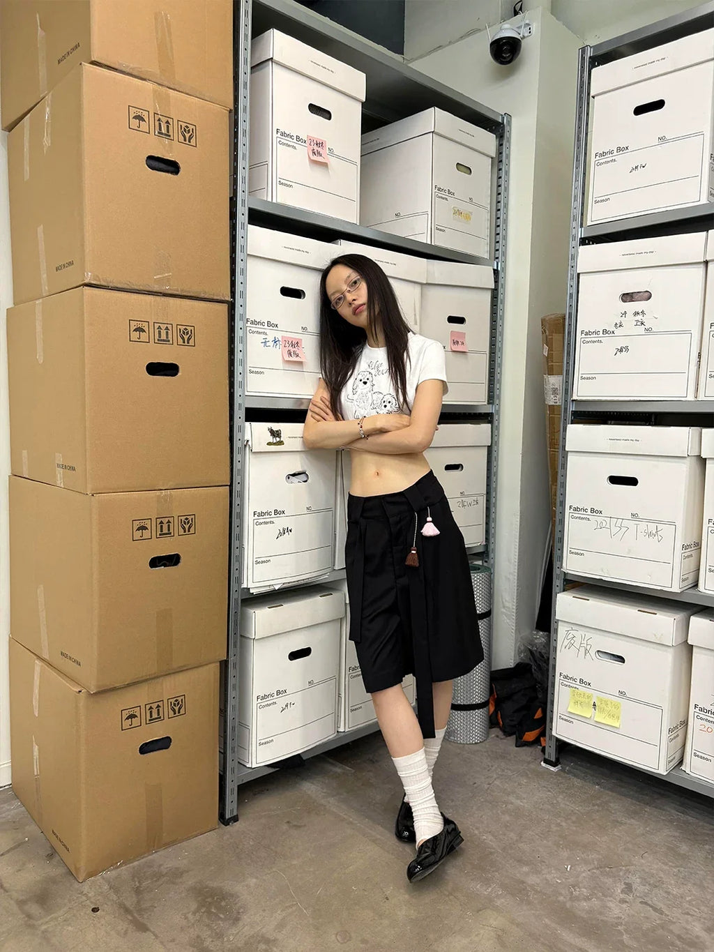 Soft Utility Wool Blend Culottes