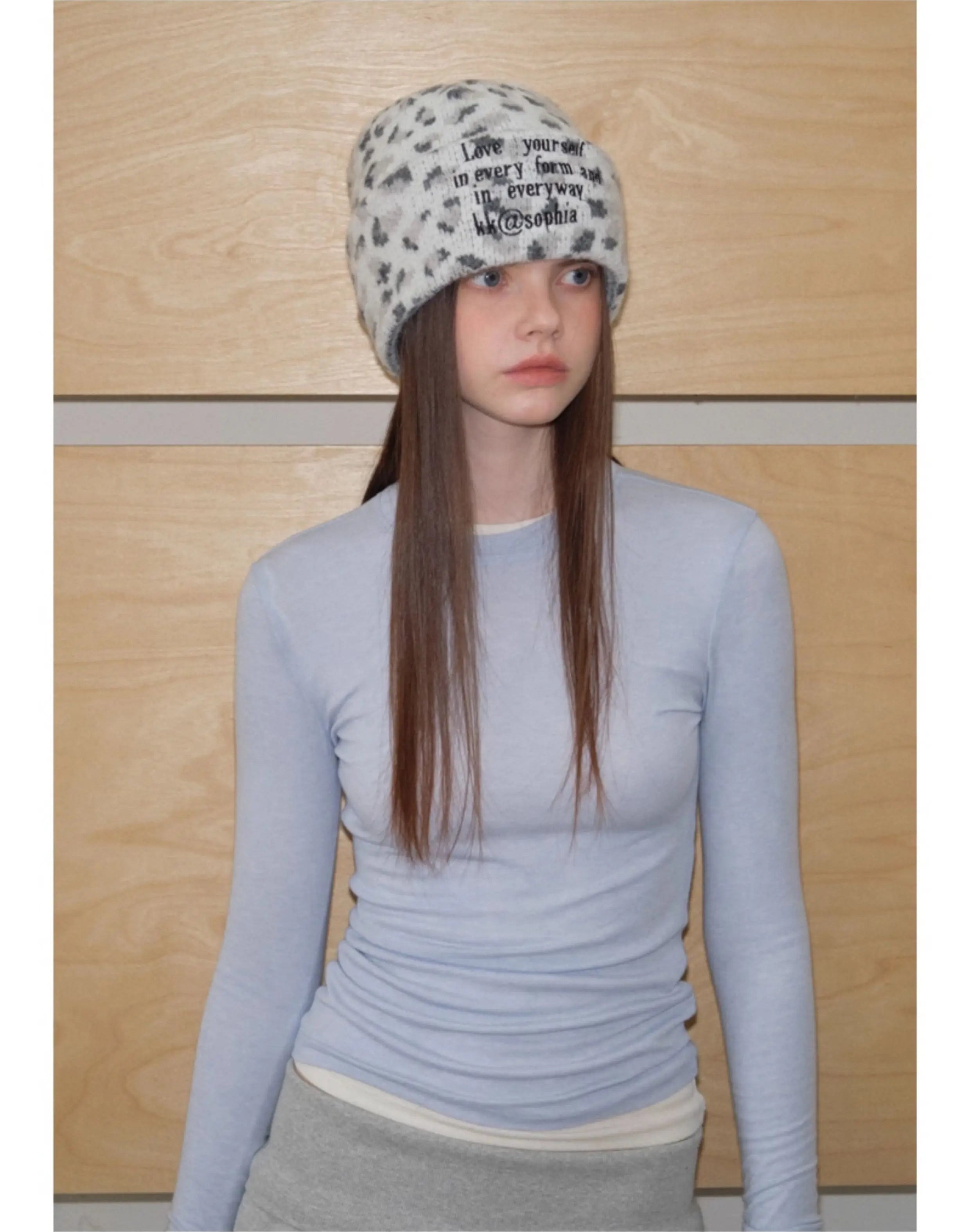 TRIA SELECT | LEOPARD PRINT WINTER BEANIE【ID:TN00138】