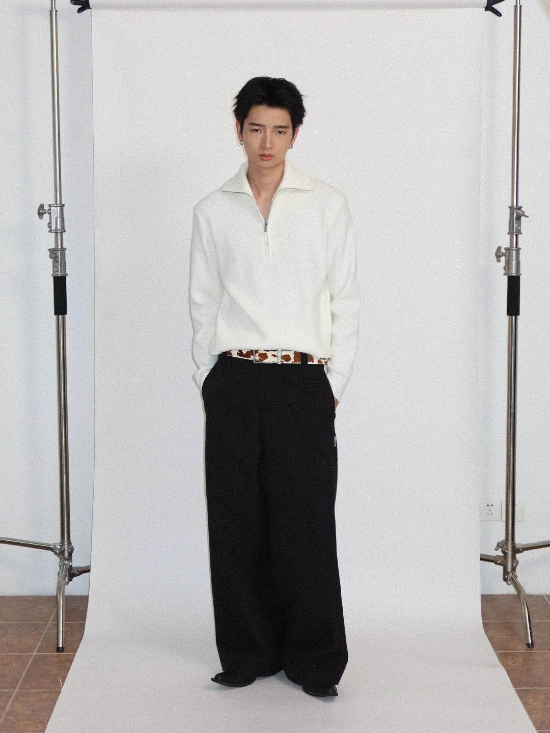 FUNKYFUN | HIGH WAISTED CASUAL SUIT PANTS【ID:TN00194】