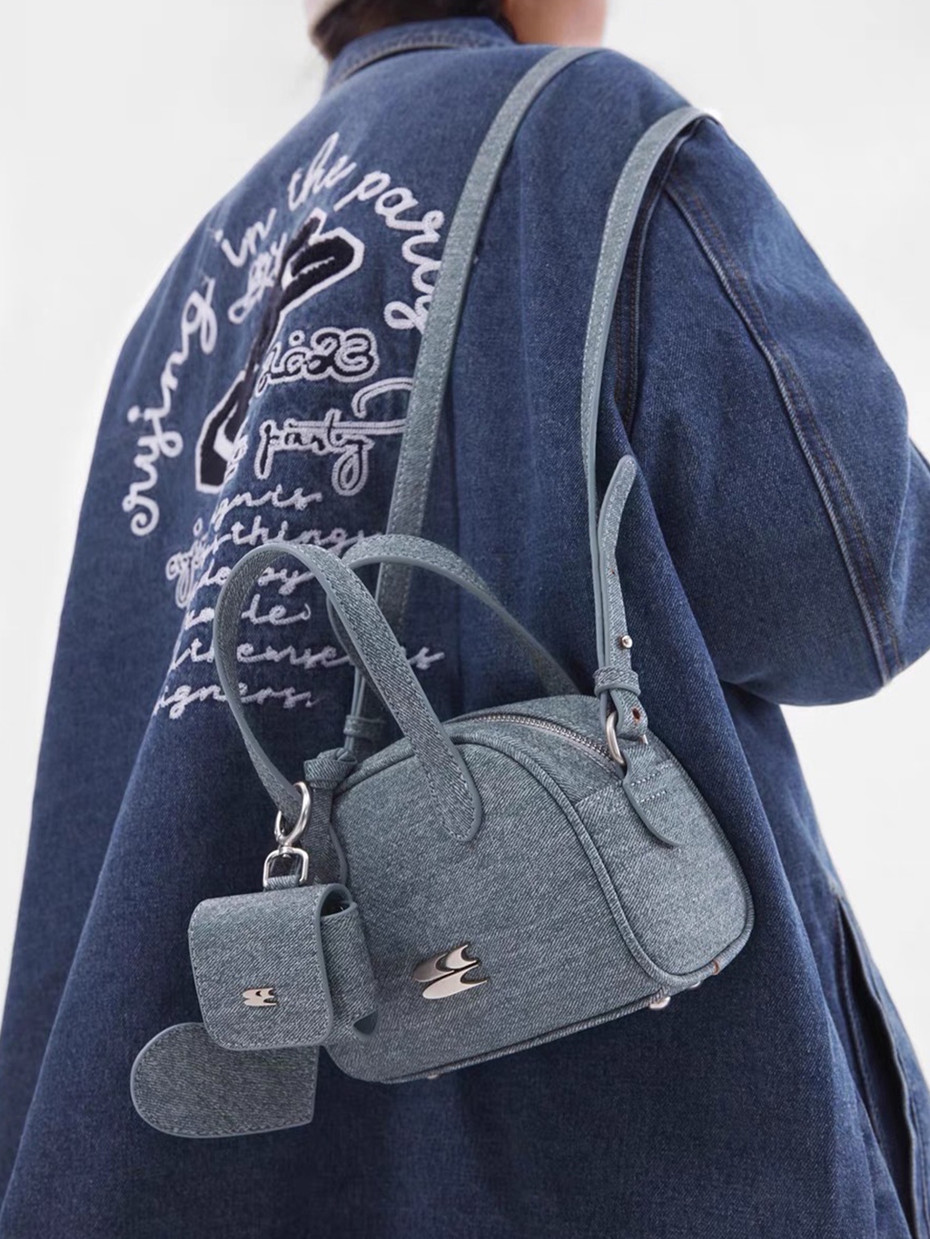 VINTAGE FAUX LEATHER MINI BAG