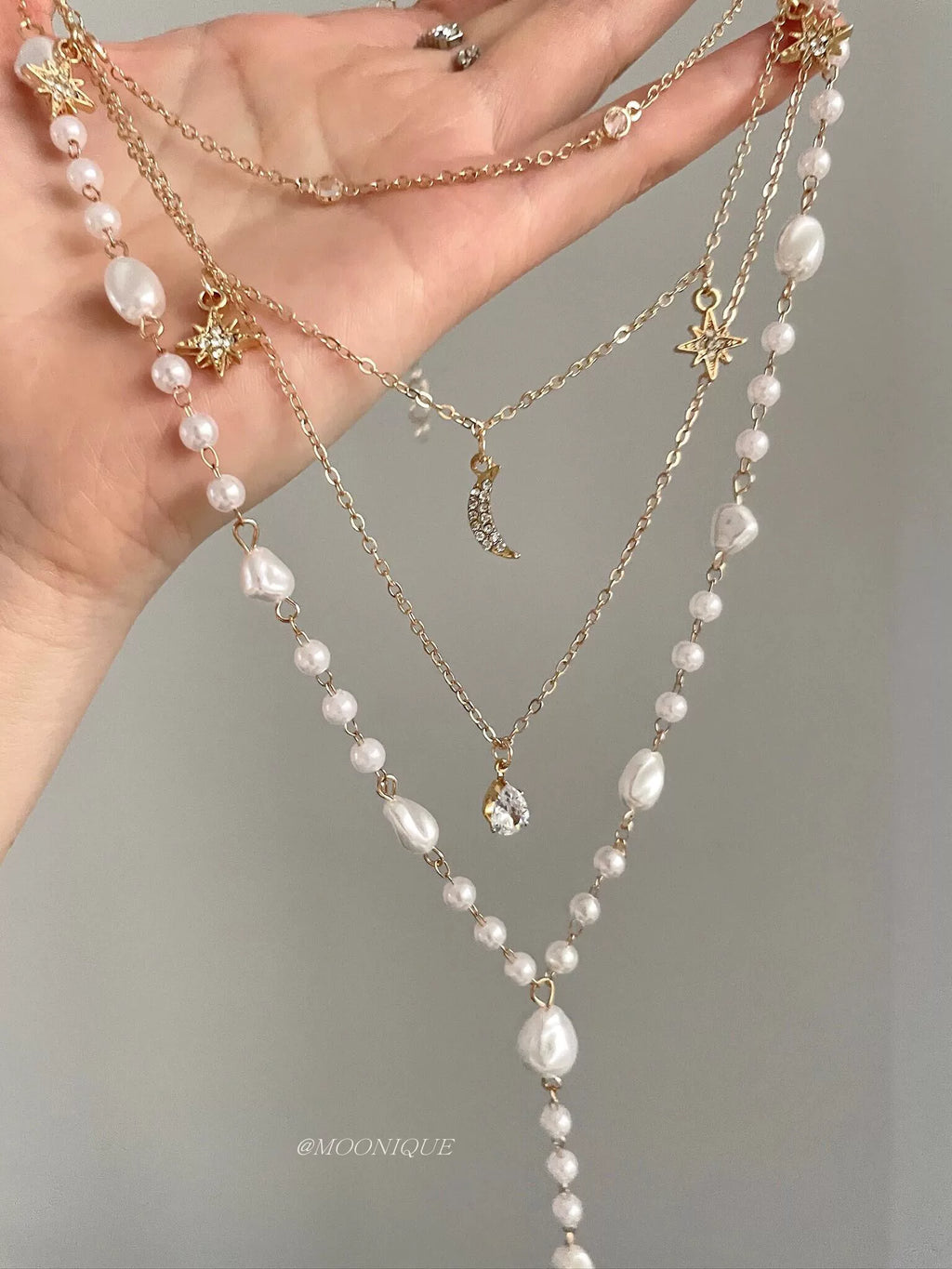 BAROQUE PEARL TASSEL NECKLACE