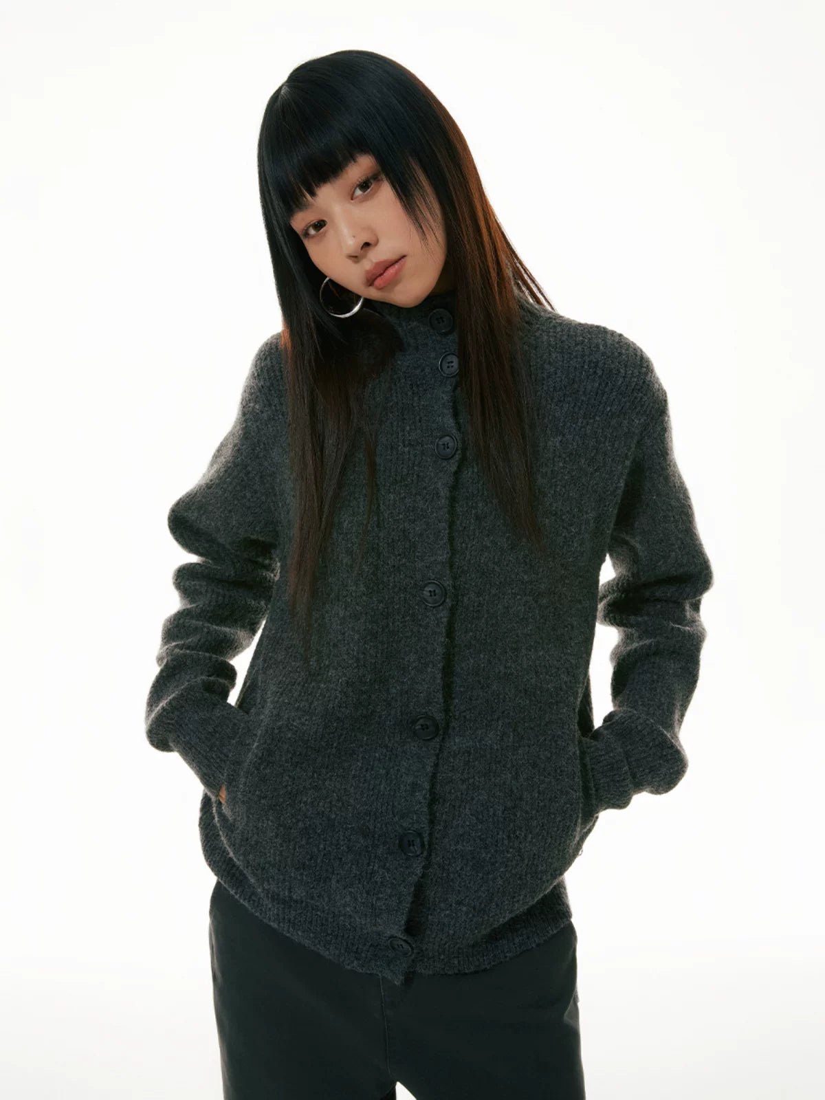 FUNKYFUN | FUNKY COLOR BUTTON CARDIGAN【ID:TN00174】