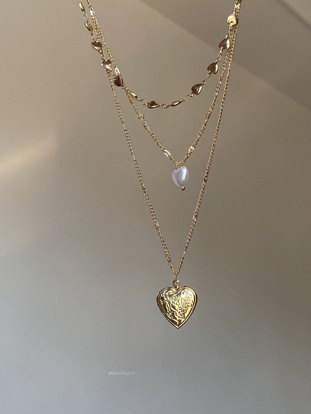 ANTIQUE HEART PENDANT NECKLACE