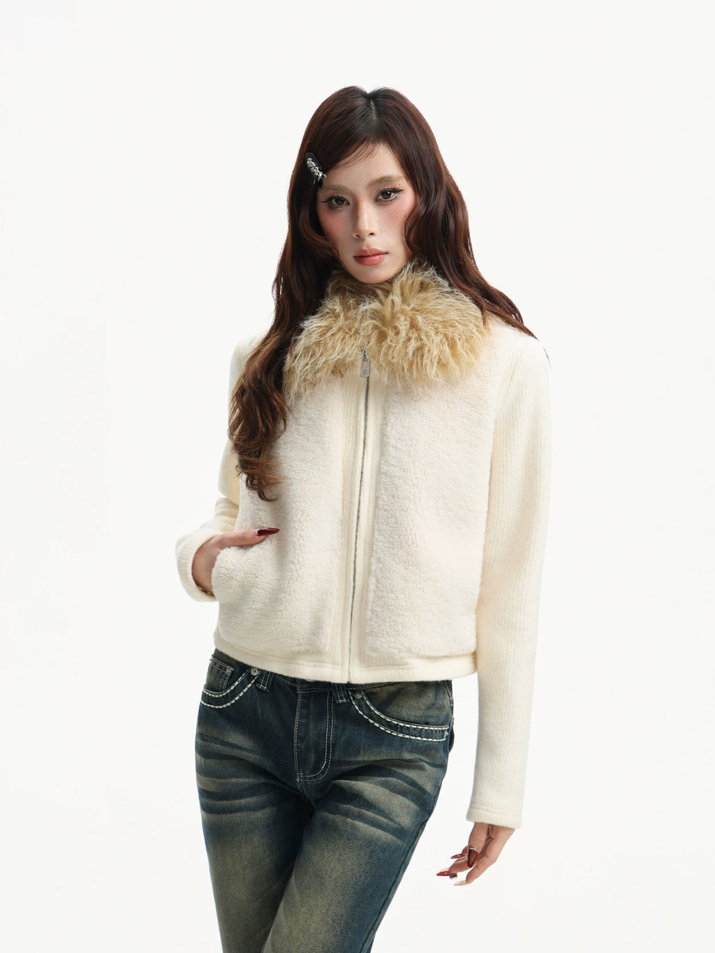 LOOSE KNIT CARDIGAN JACKET