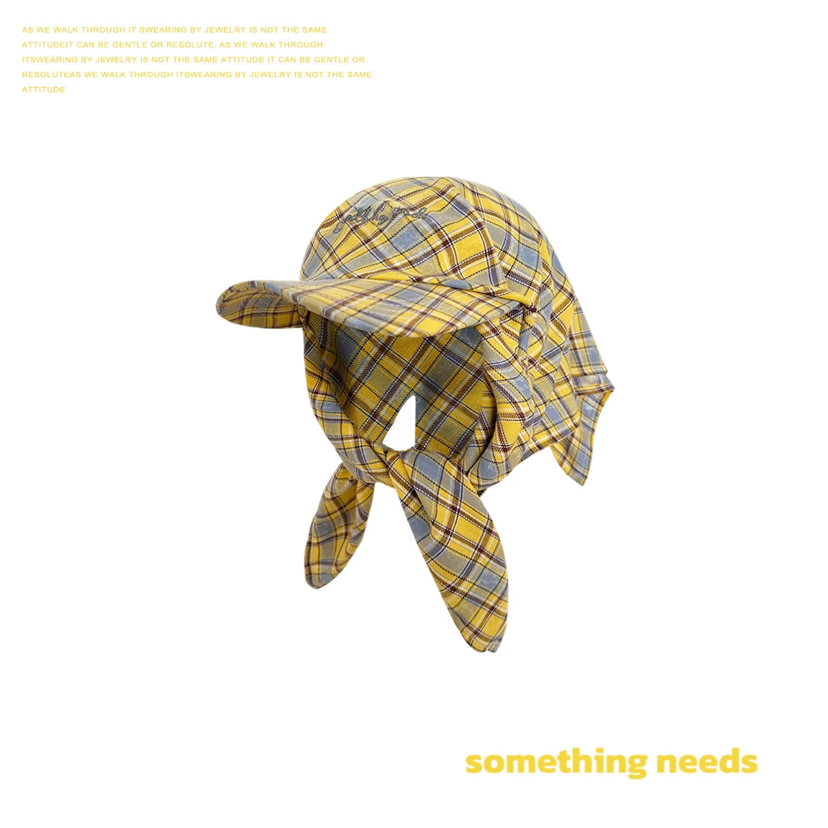 TRIA SELECT | STRIPED CAP SCARF ENSEMBLE【ID:TN00076】