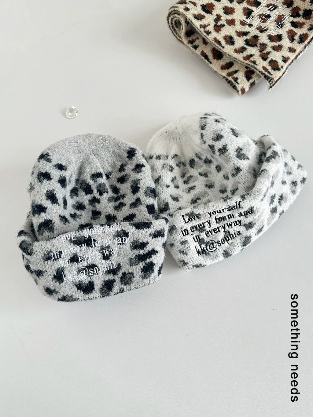 TRIA SELECT | LEOPARD PRINT WINTER BEANIE【ID:TN00138】