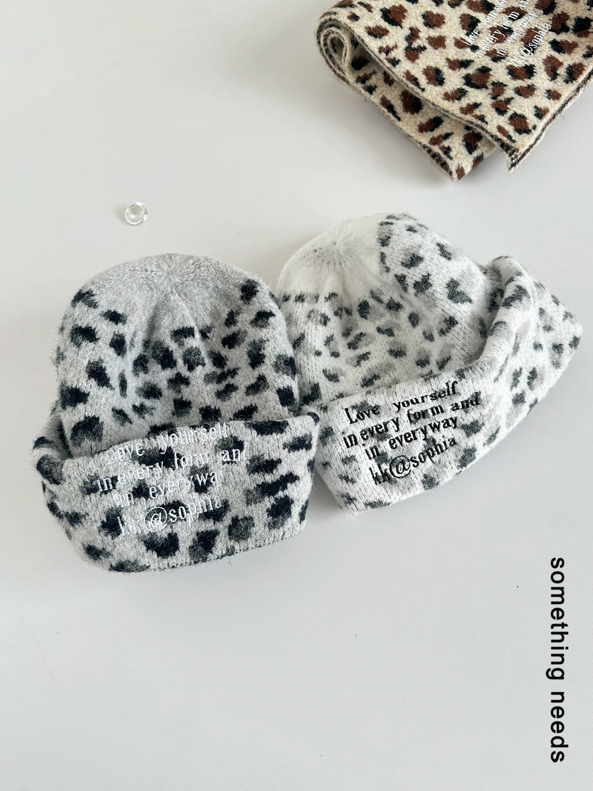 TRIA SELECT | LEOPARD PRINT WINTER BEANIE【ID:TN00138】