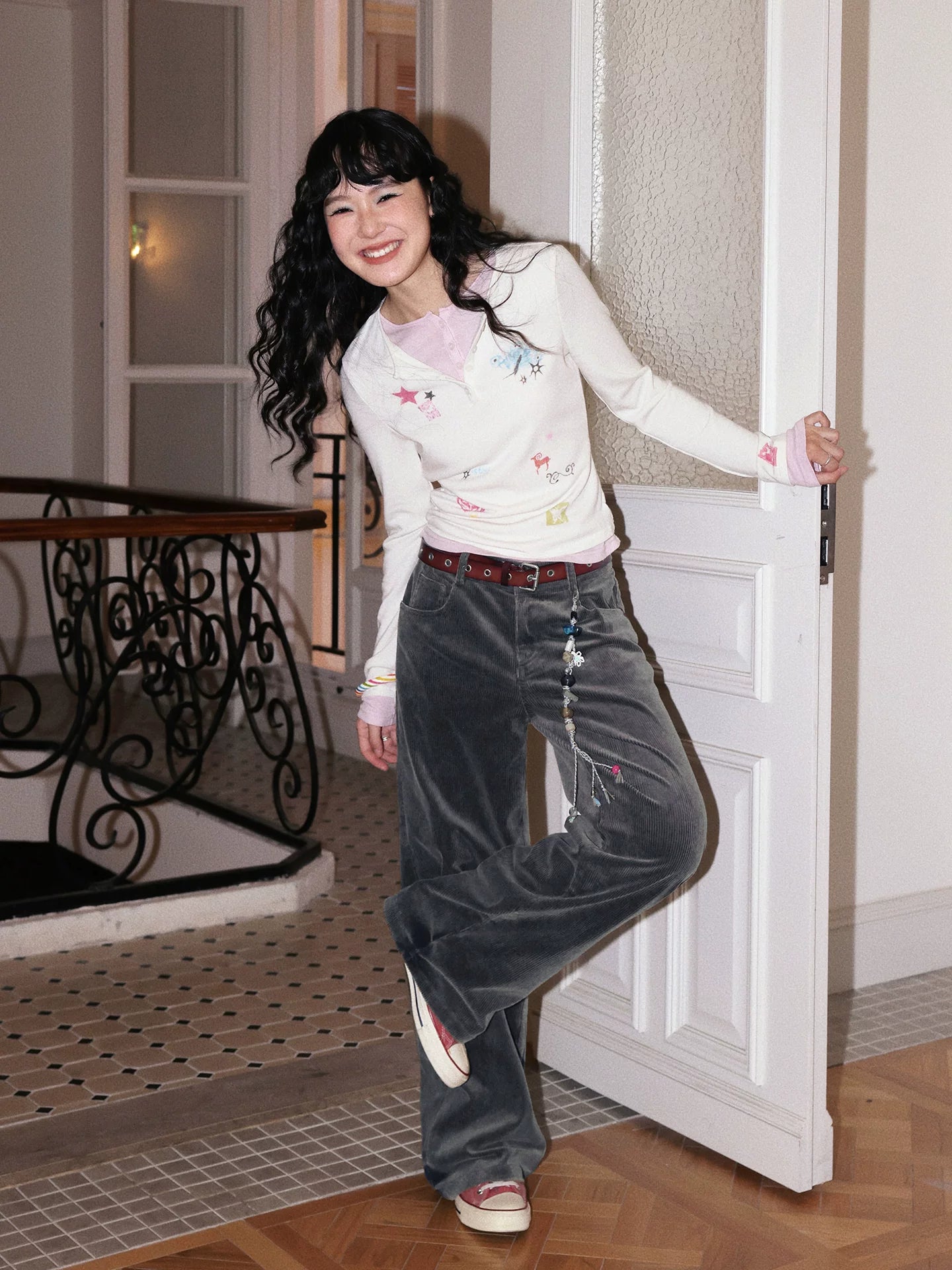 化学少女 | WINTER CASUAL CORDUROY PANTS【ID:TN00151】
