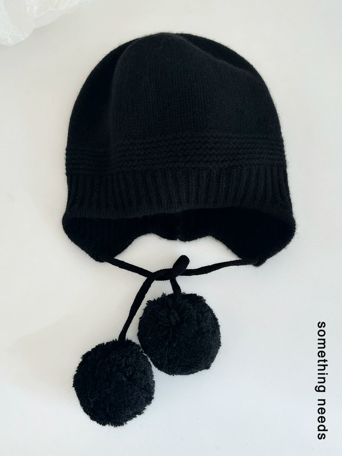 TRIA SELECT | WOOL KNIT BEANIE WITH POM POM【ID:TN00082】