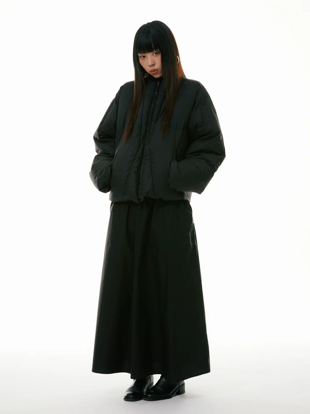 FUNKYFUN | CUBIC ARC DOWN JACKET【ID:TN00179】