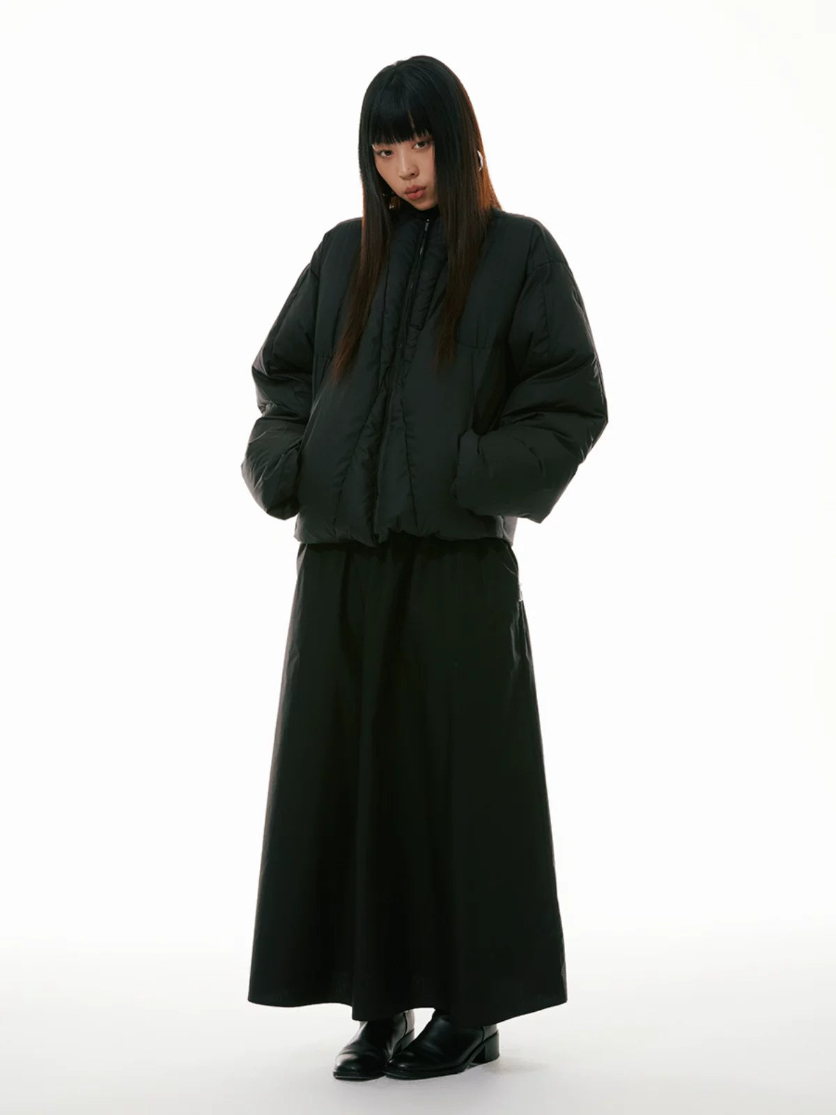 FUNKYFUN | CUBIC ARC DOWN JACKET【ID:TN00179】