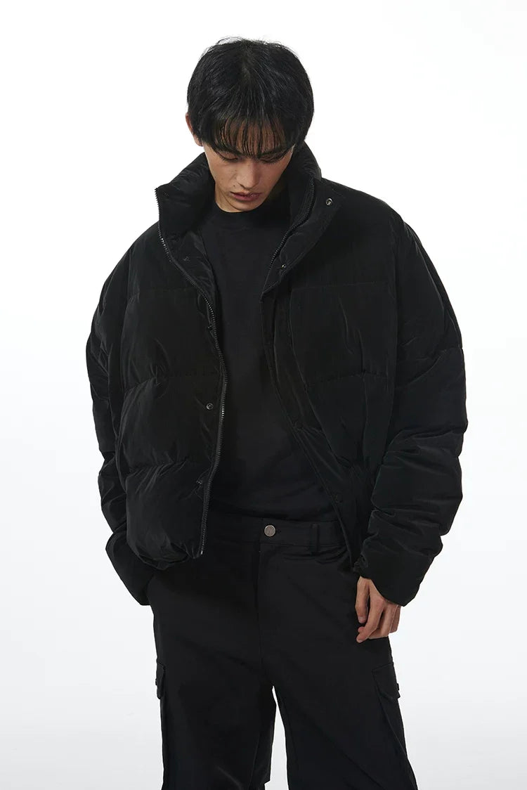 Essential High Collar Puffer Jacket