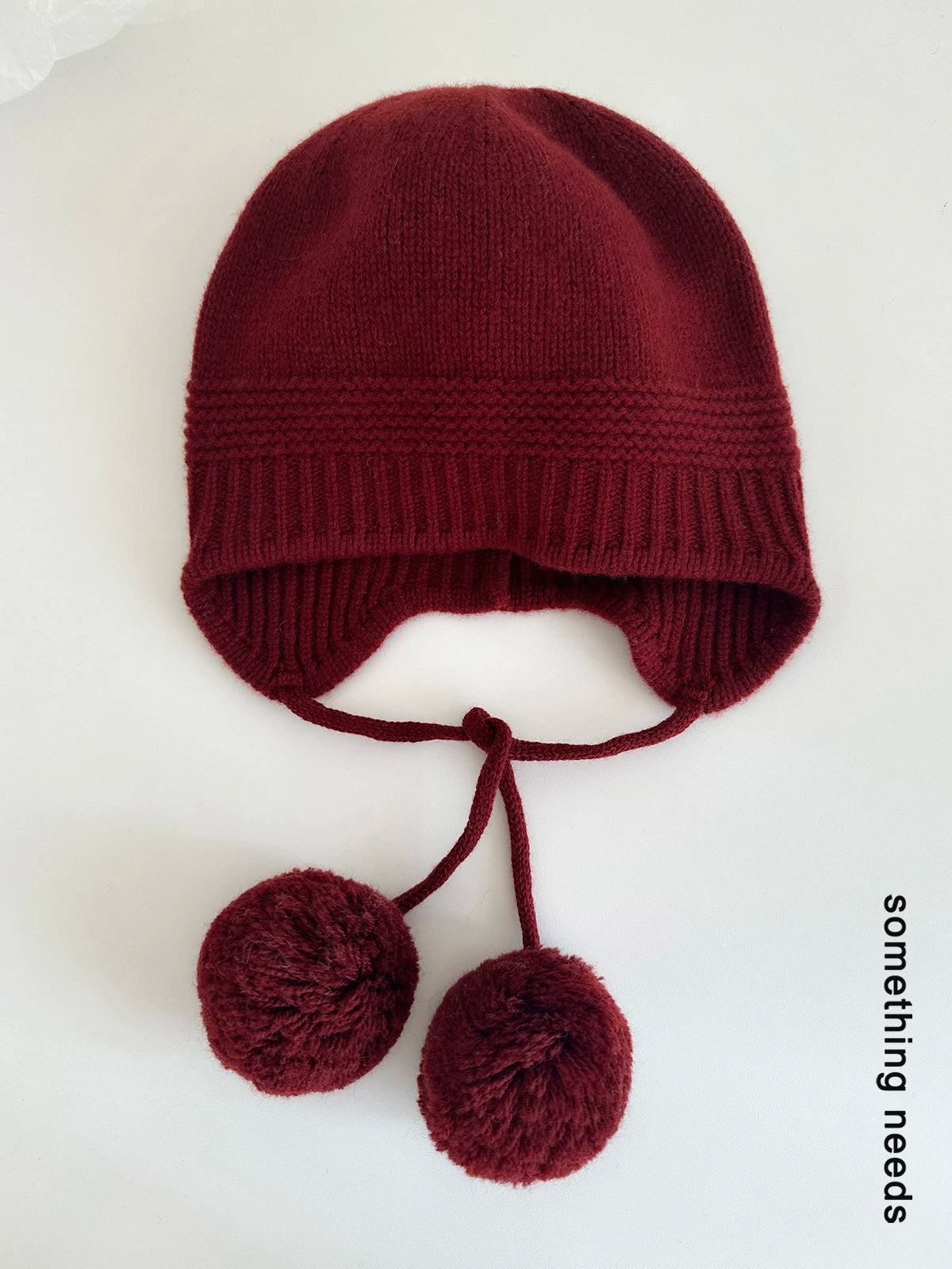 TRIA SELECT | WOOL KNIT BEANIE WITH POM POM【ID:TN00082】