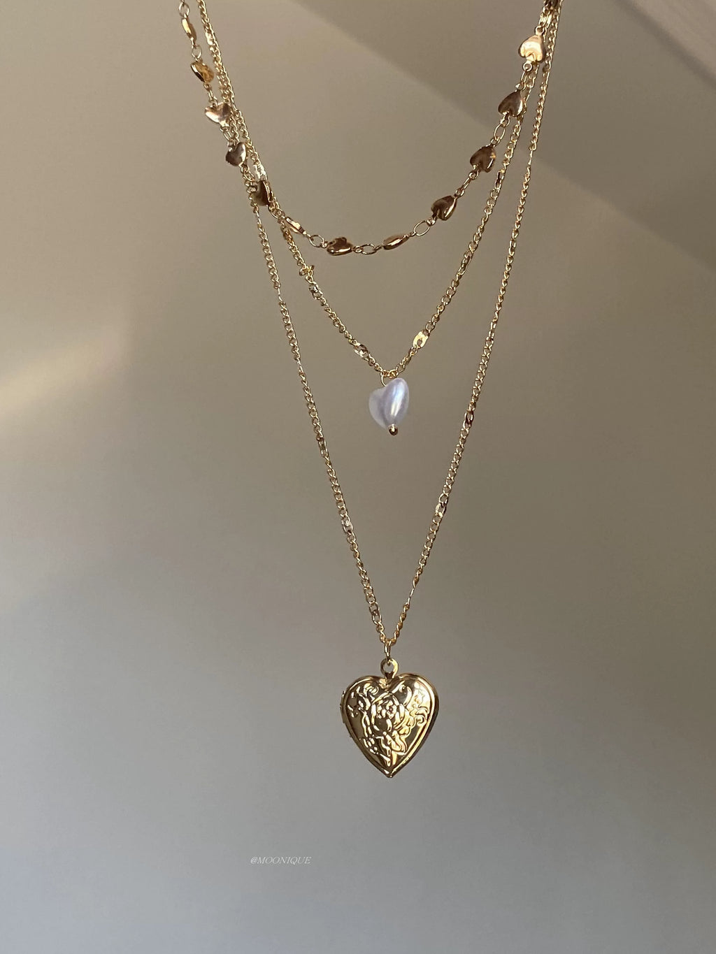 ANTIQUE HEART PENDANT NECKLACE