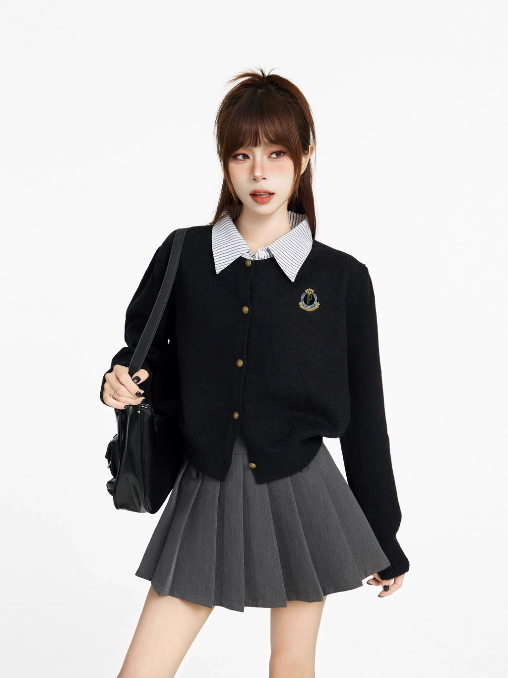 NICHE KNIT CARDIGAN SWEATER