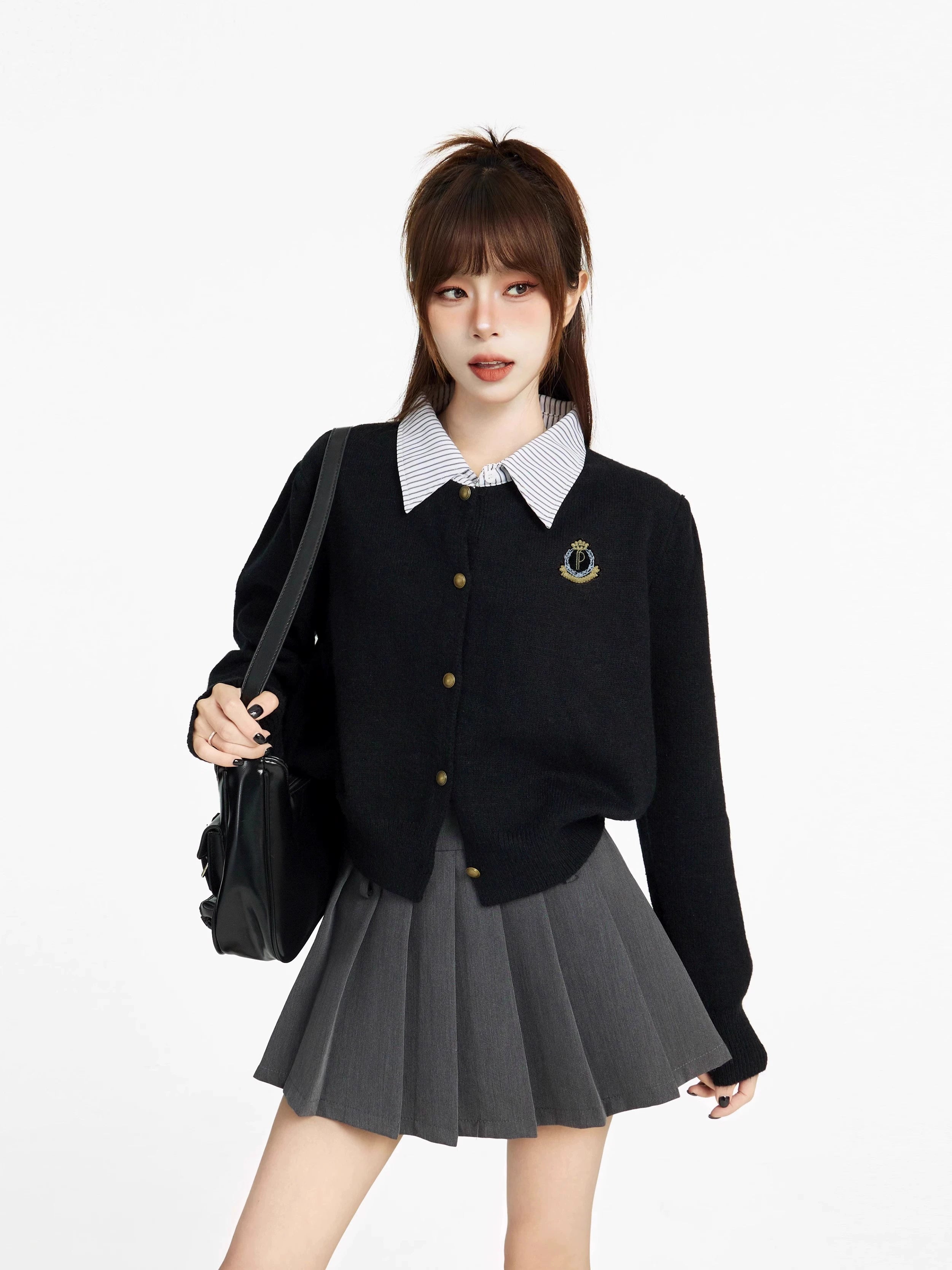 NICHE KNIT CARDIGAN SWEATER