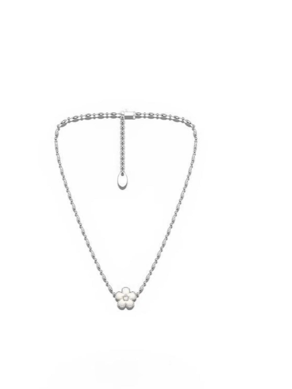 DELICATE PEARL DRIP GLAZE NECKLACE