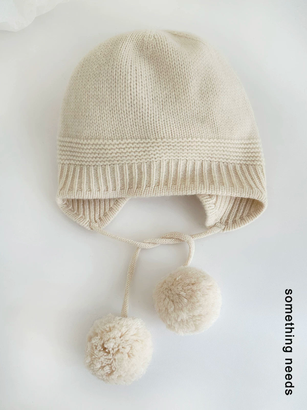 TRIA SELECT | WOOL KNIT BEANIE WITH POM POM【ID:TN00082】
