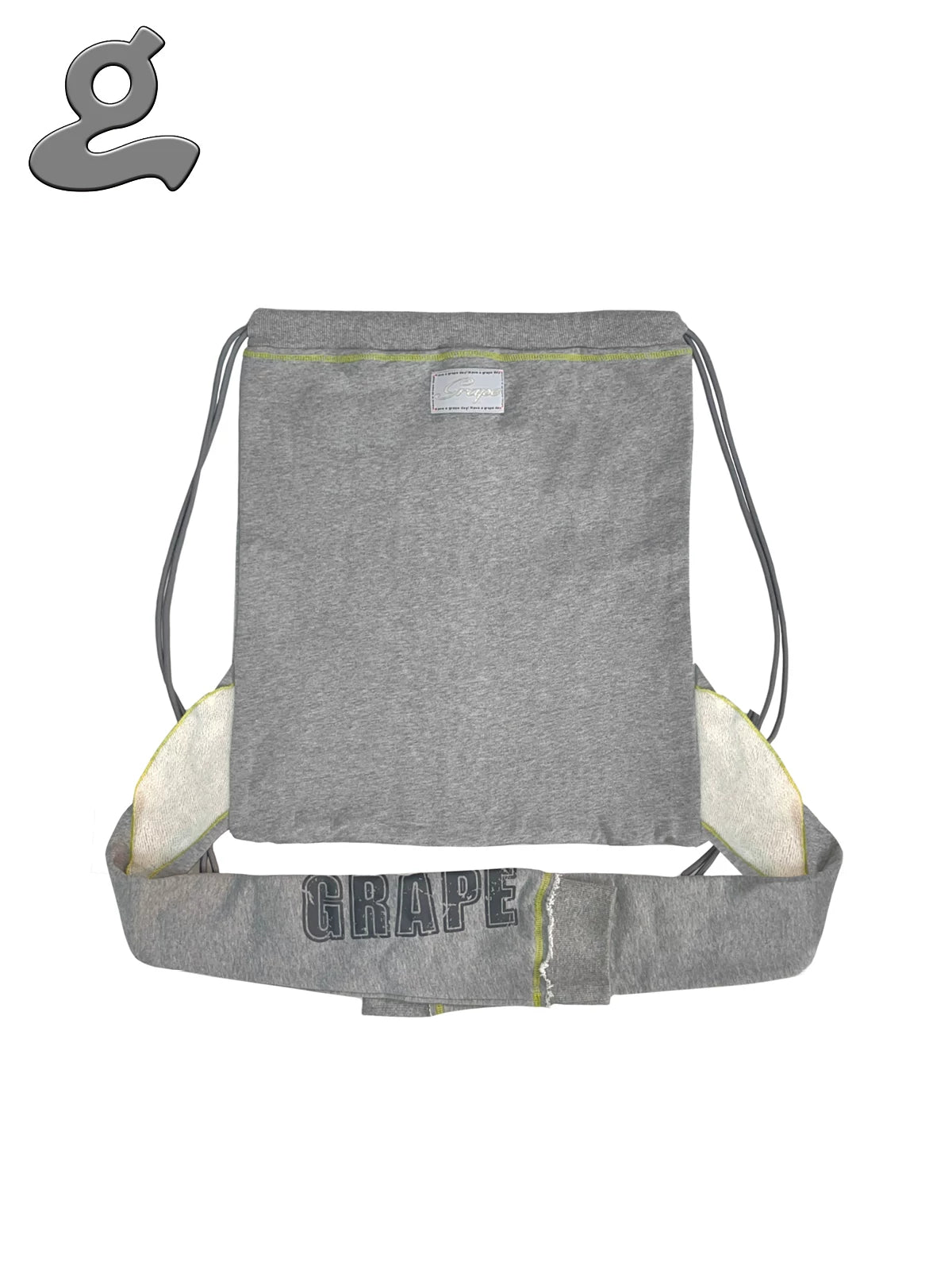 DIGITAL SWEATSHIRT WITH DRAWSTRING BAG
