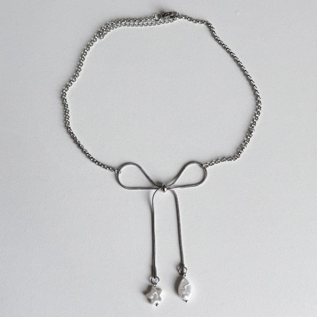 RETRO SNAKE BONE NECKLACE
