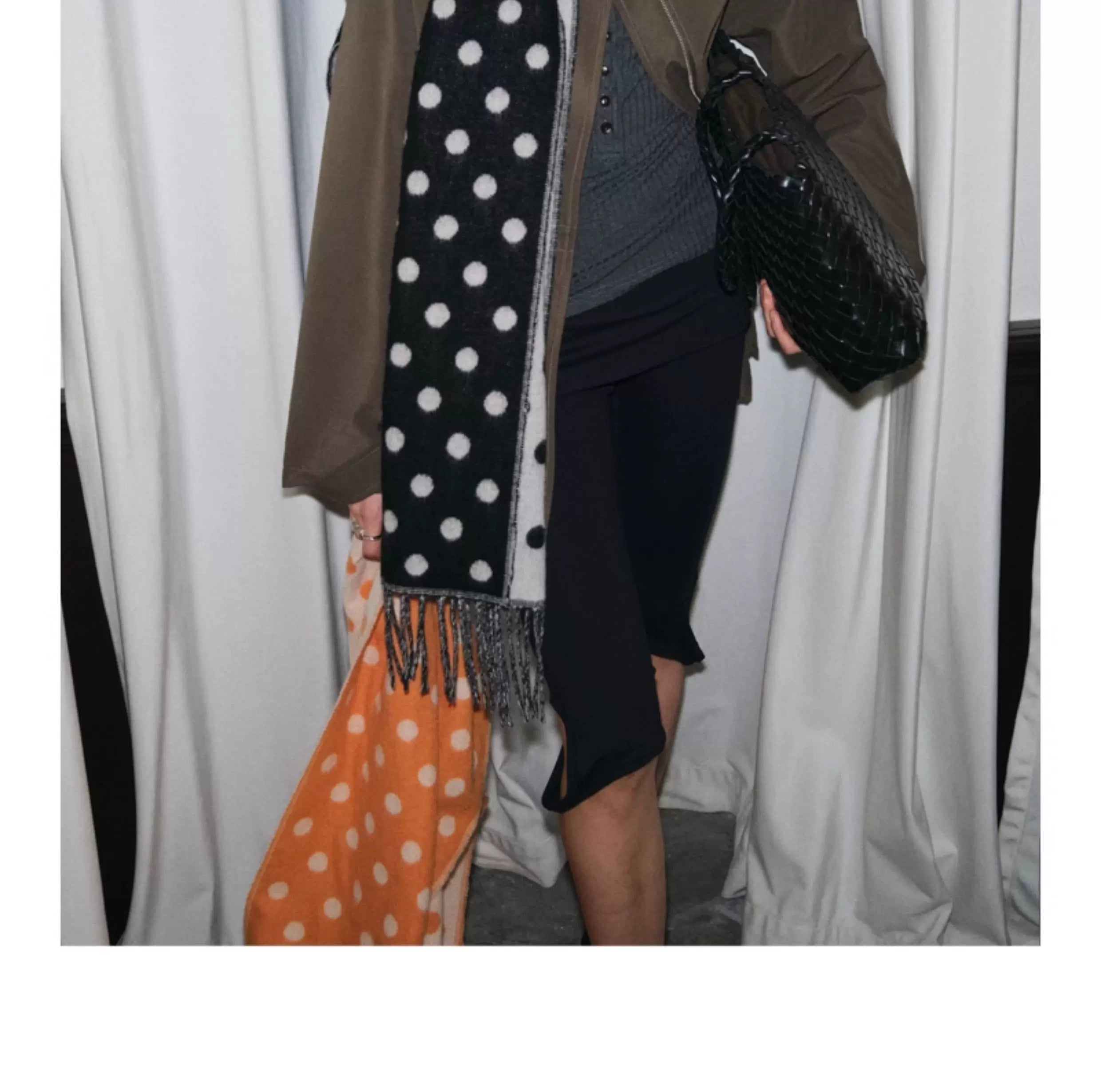 TRIA SELECT | CLASSIC POLKA DOT SCARF【ID:TN00128】