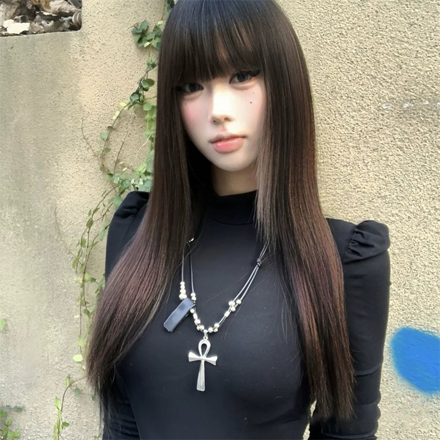 VINTAGE GOTHIC CRYSTAL NECKLACE