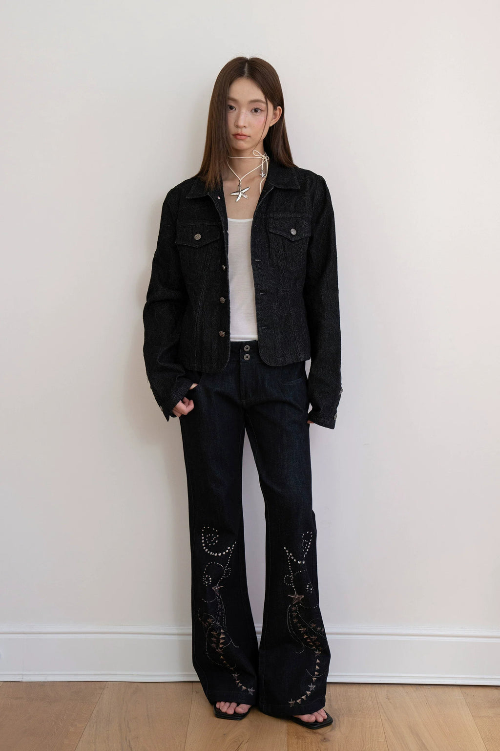Phantom Stitch Denim Jacket
