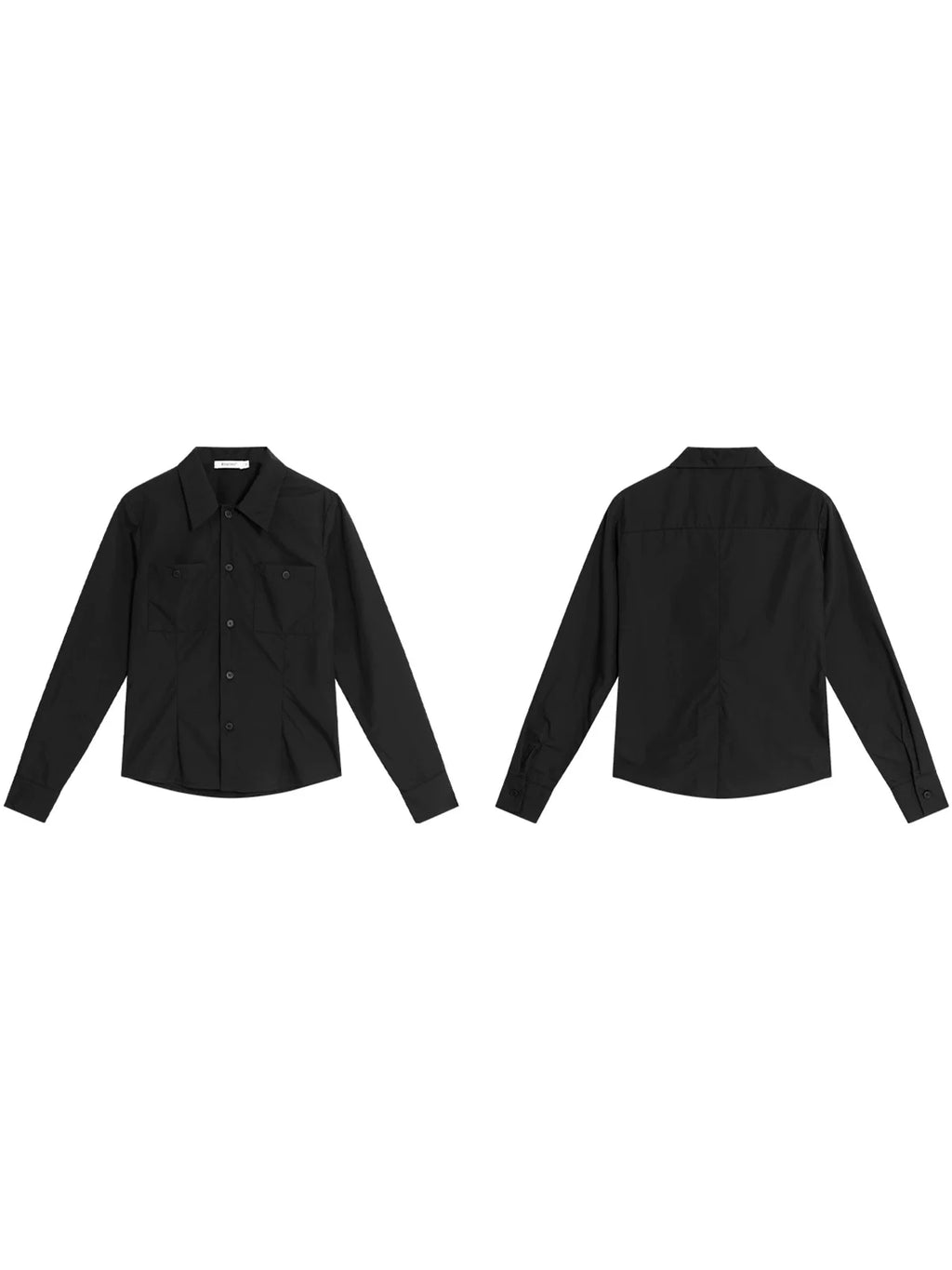 FUNKYFUN | FITTED LONG SLEEVE SHIRT WITH CINCHED WAIST【ID:TN00201】