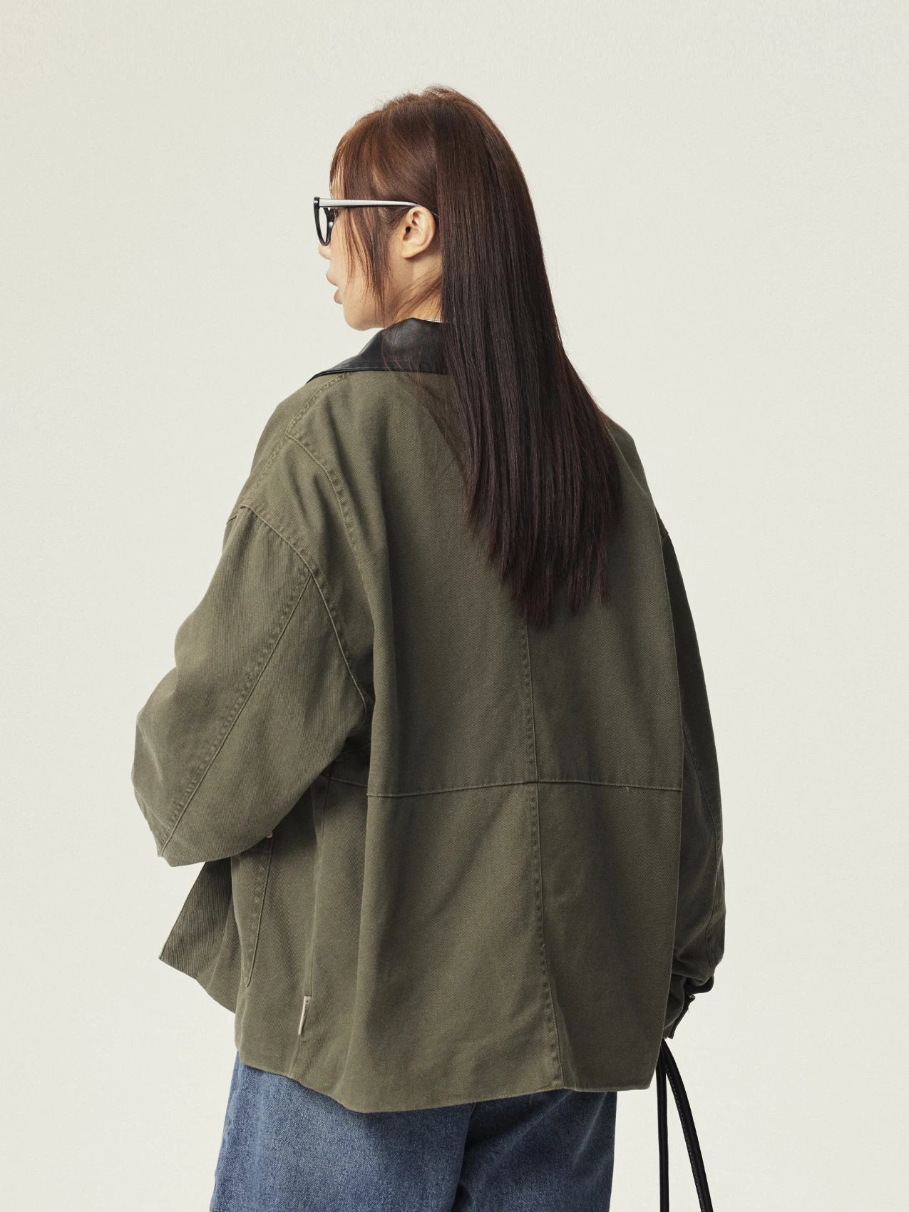 RETRO WORKWEAR LEATHER JACKET