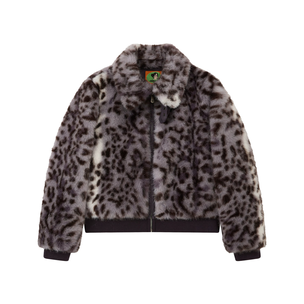 化学少女 | RETRO LEOPARD FUR JACKET【ID:TN00150】