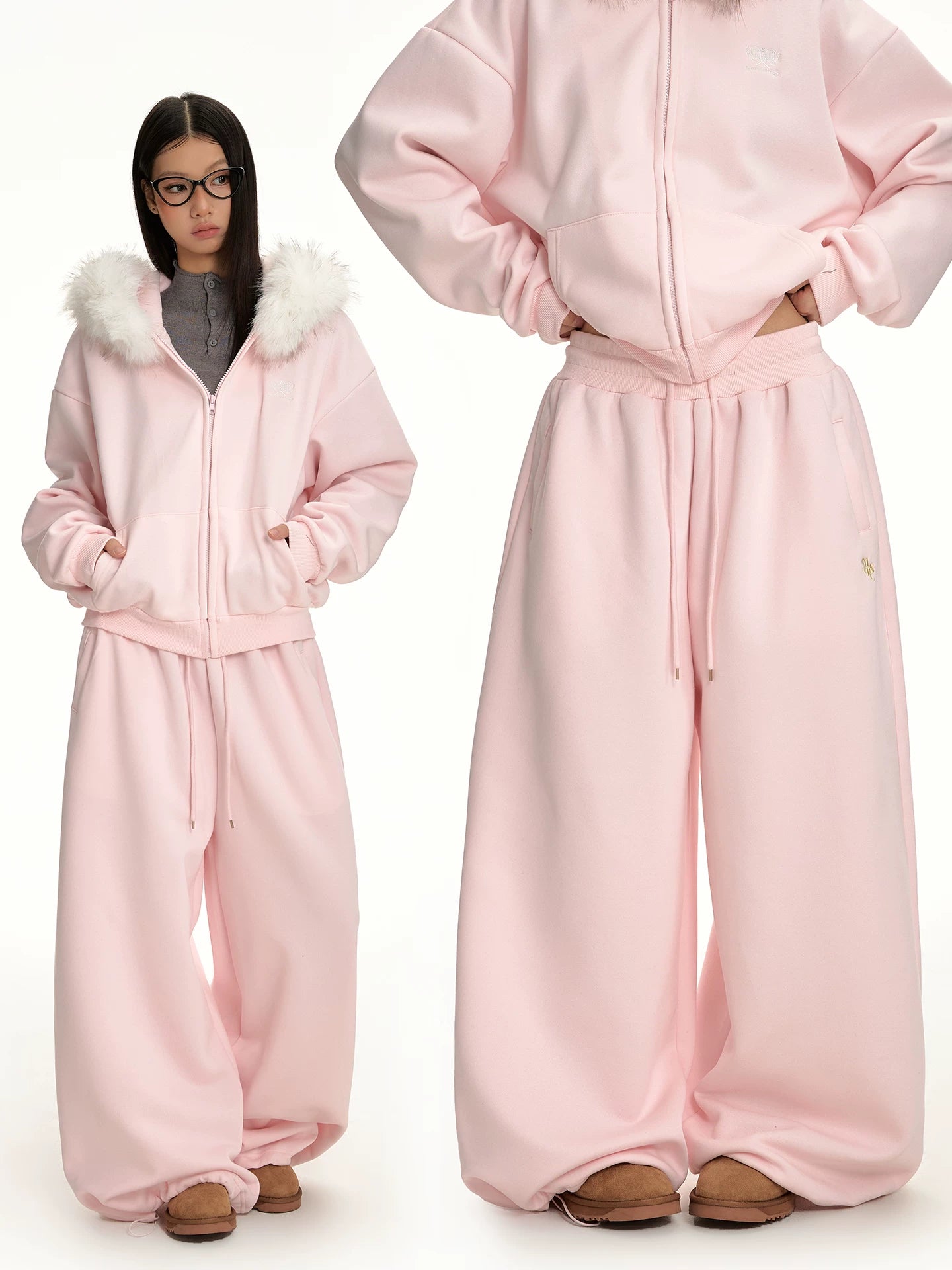 CASUAL HOODED SWEATER SET