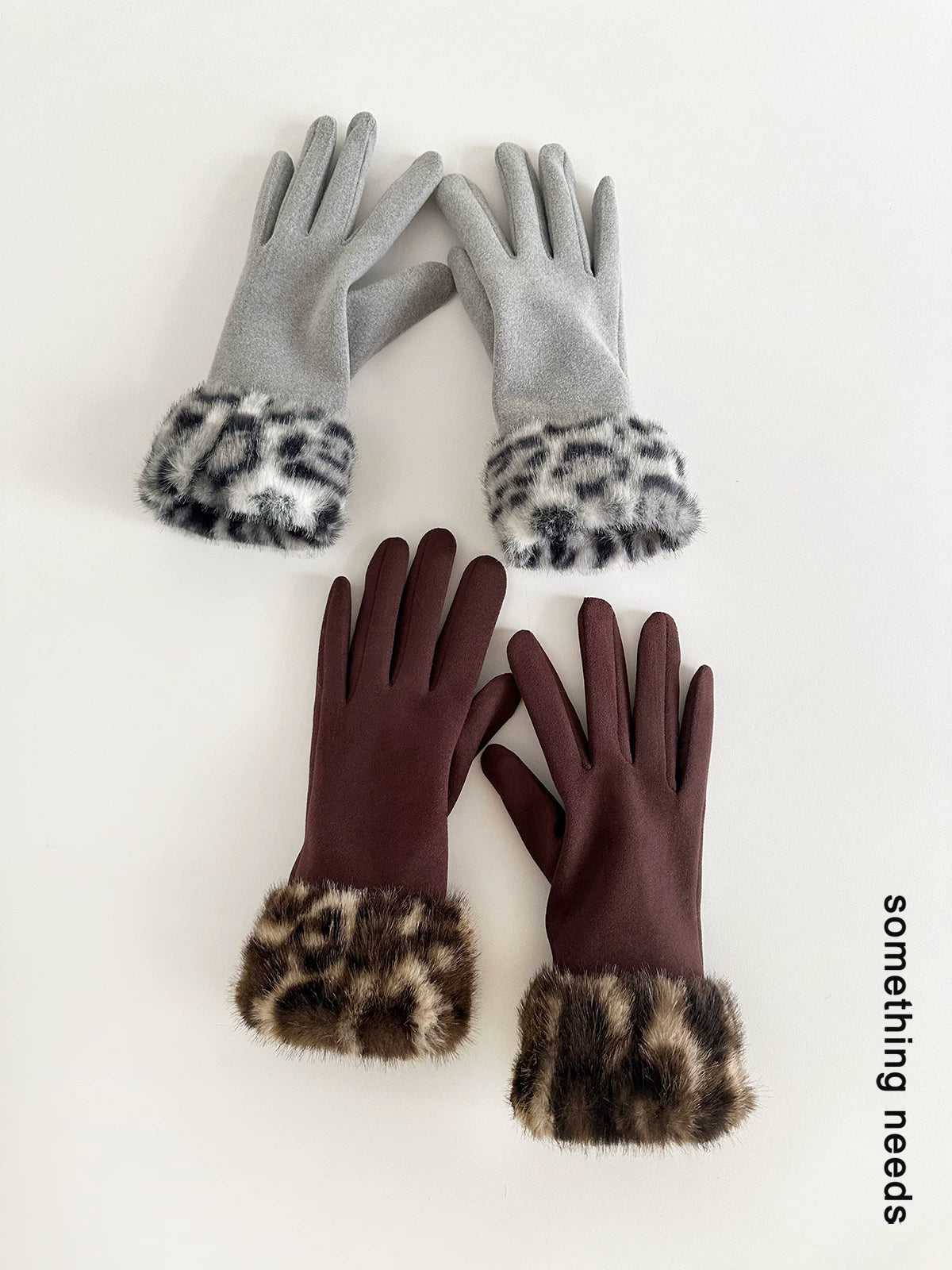 TRIA SELECT | FASHIONABLE LEOPARD TOUCHSCREEN GLOVES【ID:TN00141】
