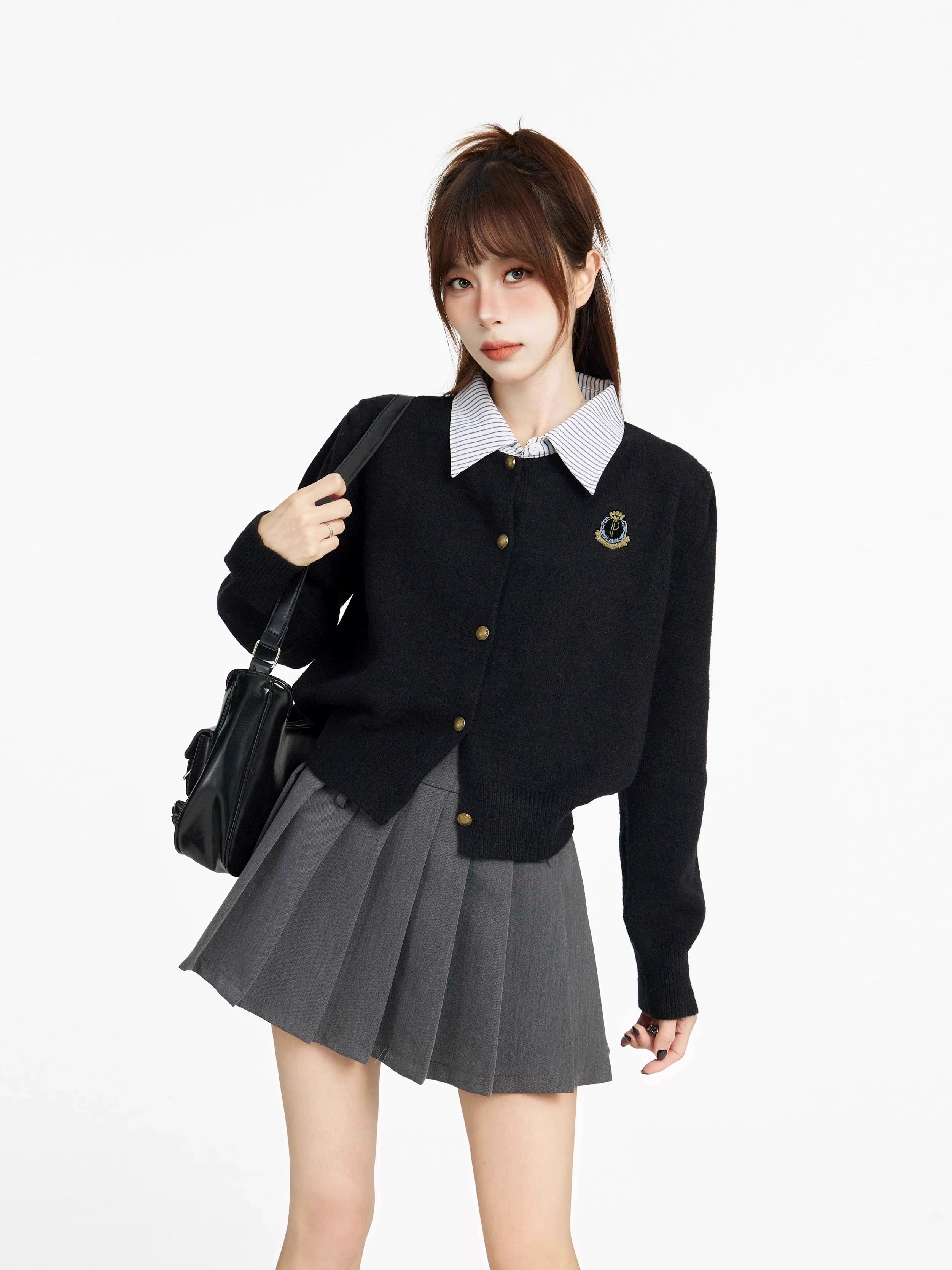 NICHE KNIT CARDIGAN SWEATER