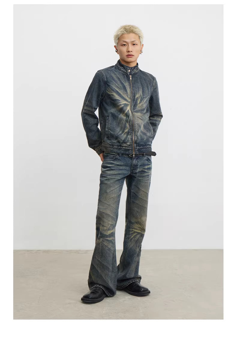 Indigo Star Wash Demin Jacket