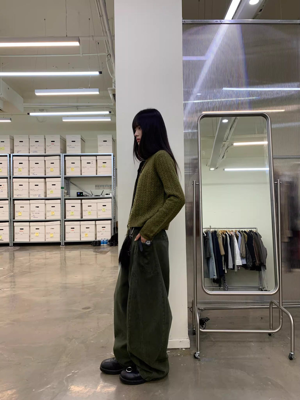 Poiret Balloon Trouser in Olive