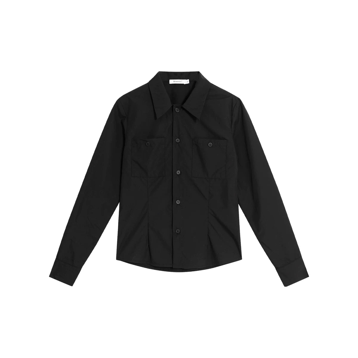 FUNKYFUN | FITTED LONG SLEEVE SHIRT WITH CINCHED WAIST【ID:TN00201】