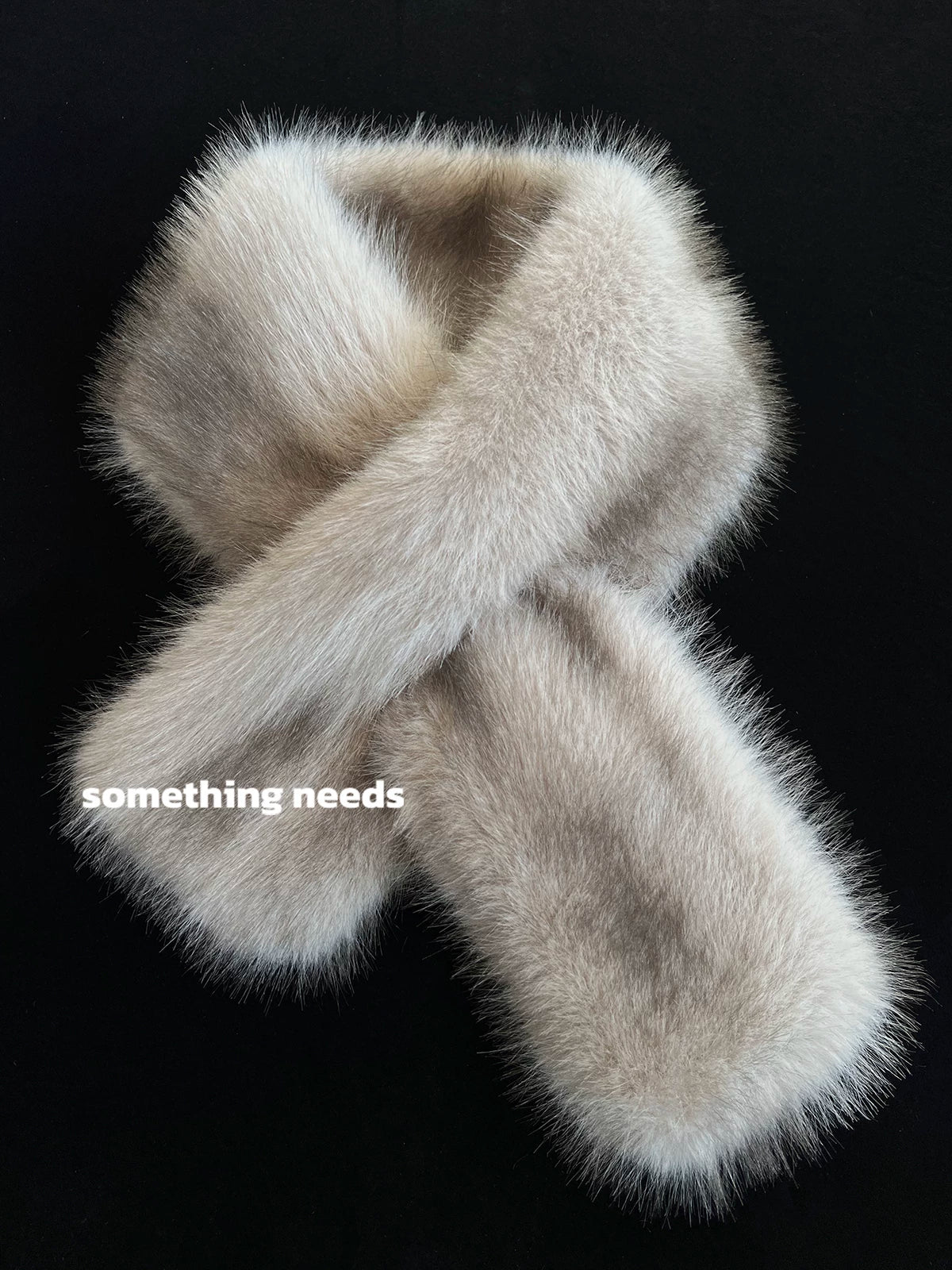 TRIA SELECT | TRENDY PLUSH SCARF WITH PATTERNS【ID:TN00078】