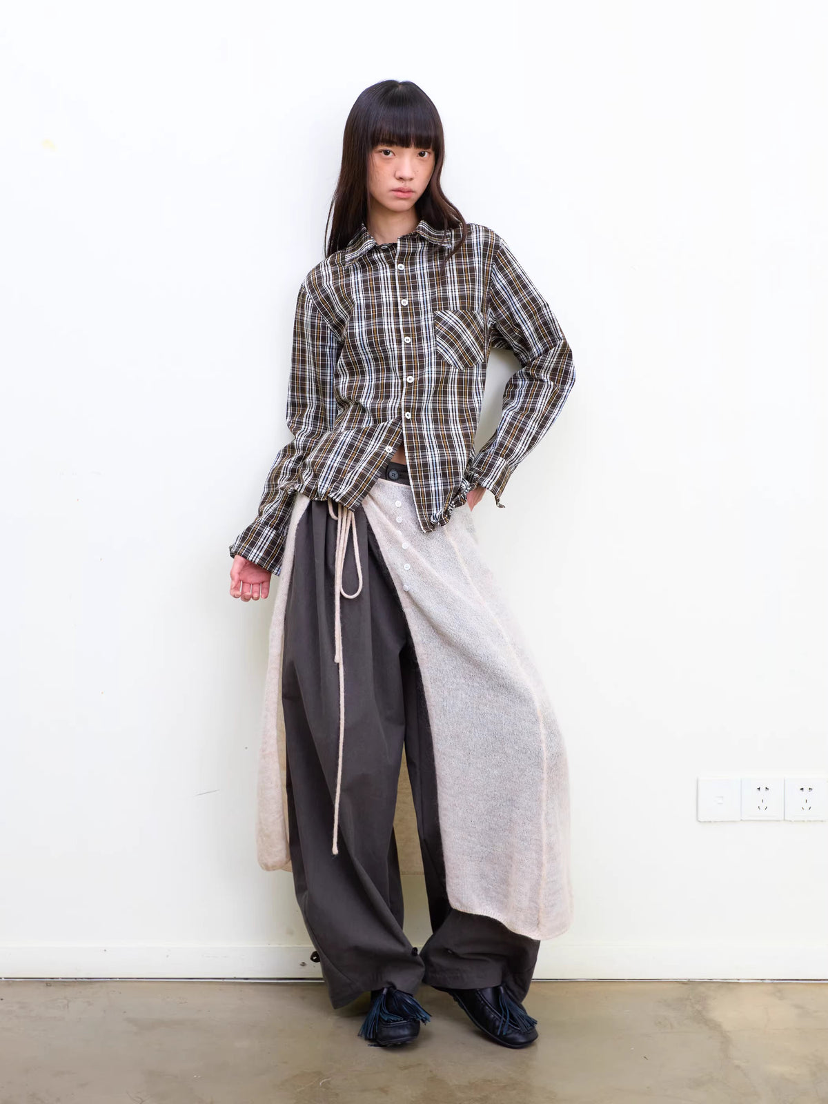 Lantern Trousers in Khaki or Soft Sand