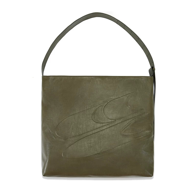 LARGE CAPACITY LEATHER TOTE BAG