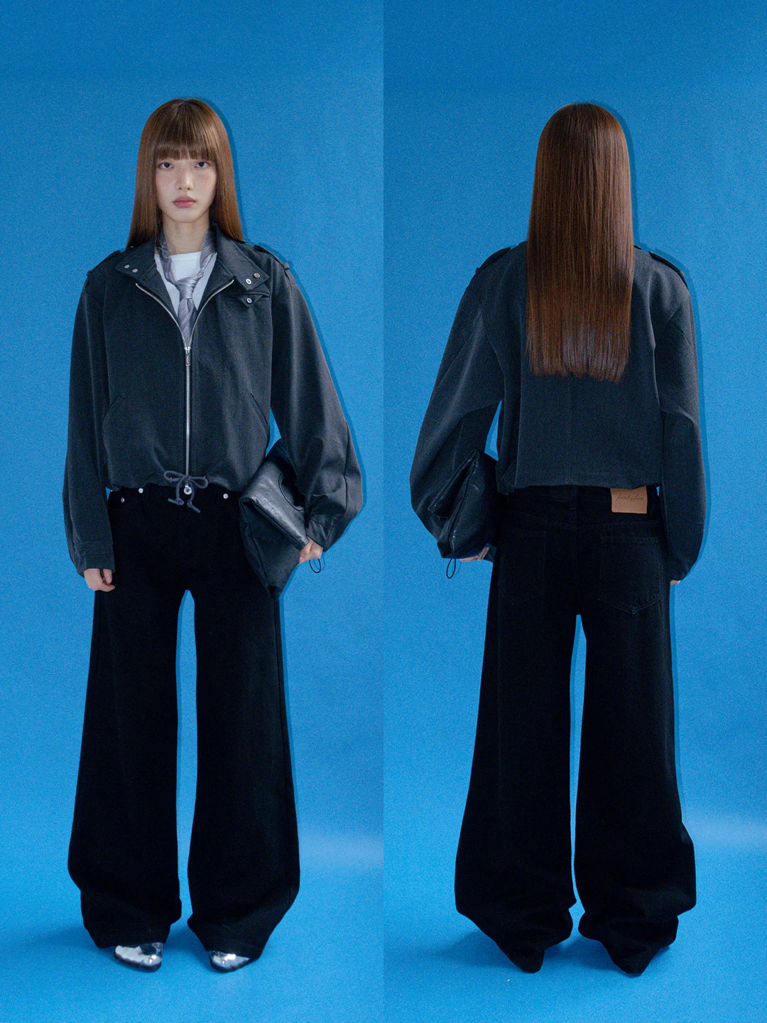 FUNKYFUN | CASUAL RIVET TWILL JEANS【ID:TN00182】