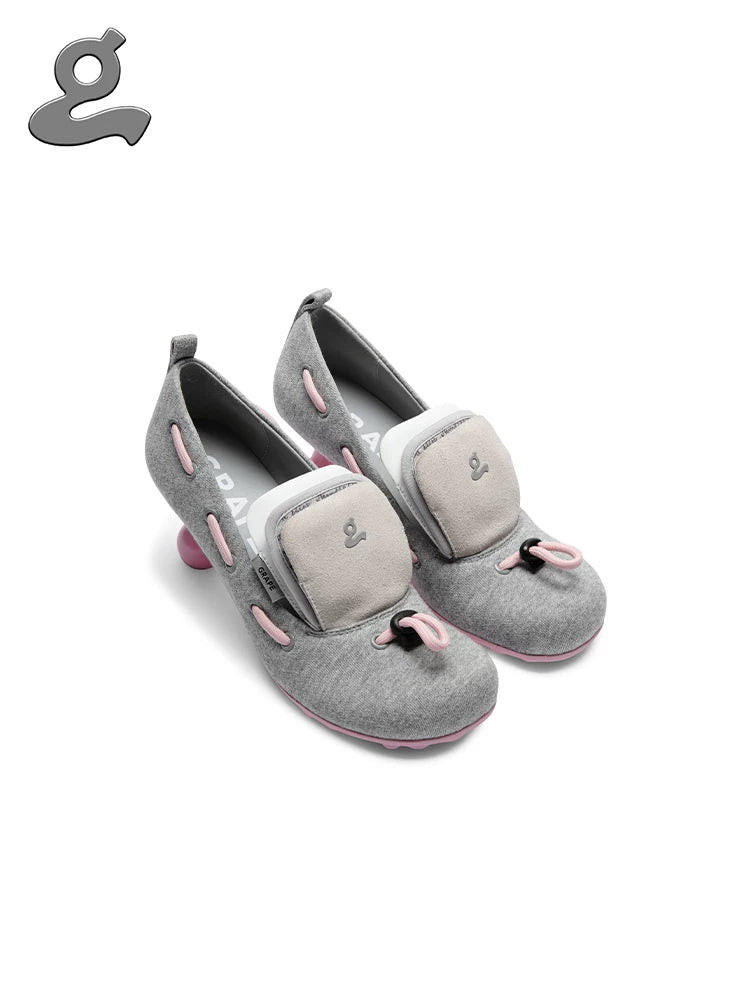 GRAY TRIPLE TONGUE SWEATSHIRT SHOES